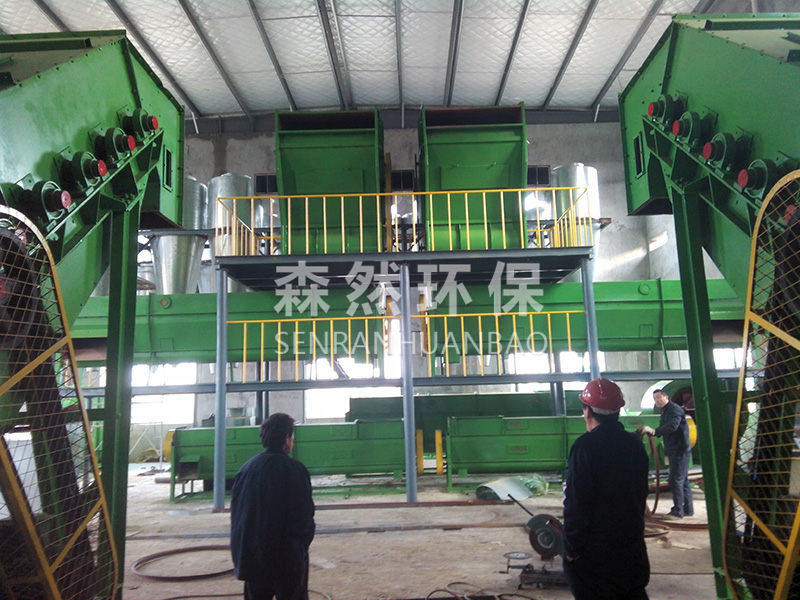 開清除雜機(jī)安裝現(xiàn)場